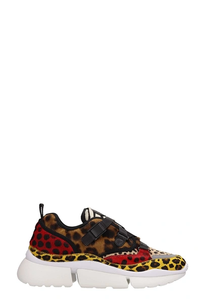 Shop Chloé Sonnie Low Top Sneakers In Multicolor