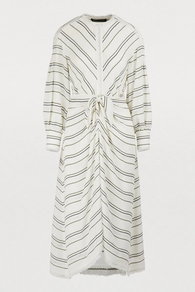 Shop Proenza Schouler Crepe Maxi Dress In 00100 White