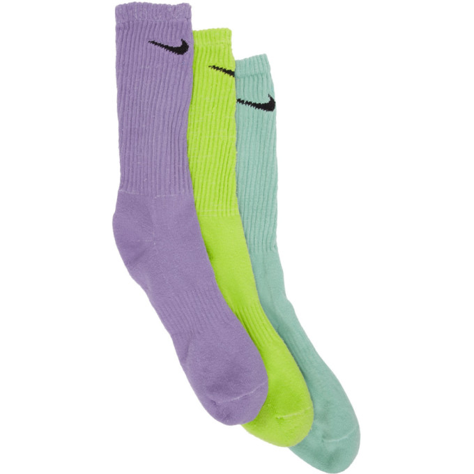 nike socks multicolor