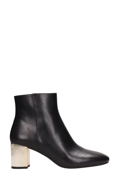Shop Michael Kors Black Leather Paloma Flex Ankle Boot