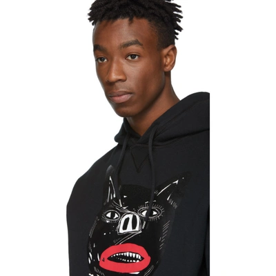Shop Dsquared2 Black Year Of The Pig Hoodie In 900 Black