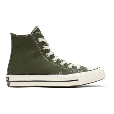 Shop Converse Green Chuck 70 High Sneakers