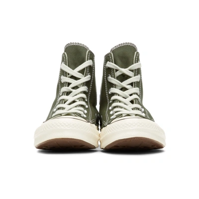 Shop Converse Green Chuck 70 High Sneakers