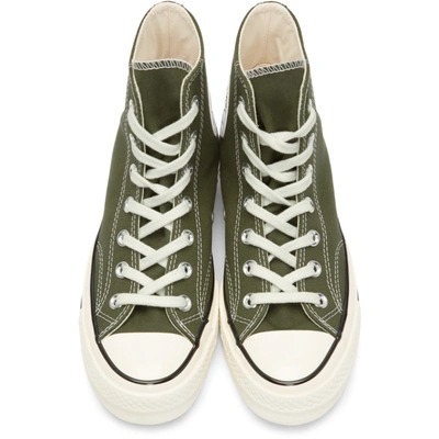 Shop Converse Green Chuck 70 High Sneakers