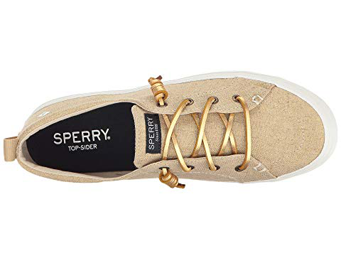 crest vibe sperry sneakers metallic