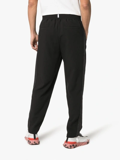 Shop Lot78 Cdc Contrast Stitch Sweatpants In Black