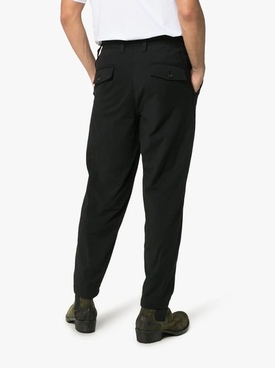 Shop Issey Miyake Cropped-hose In 15 Black