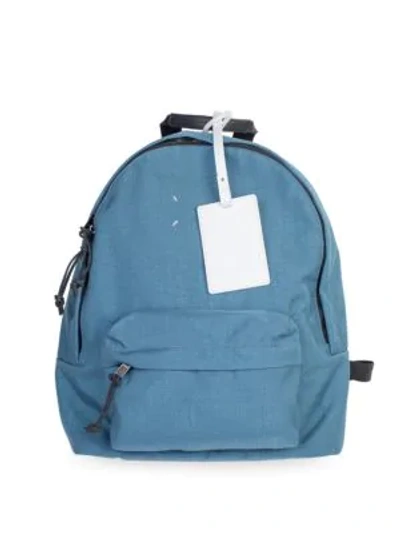 Shop Maison Margiela Klein Canvas Backpack In Denim