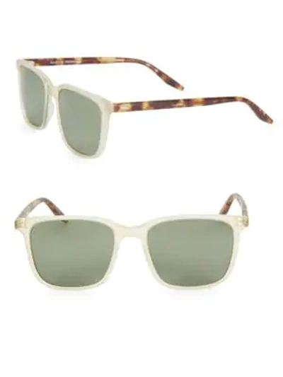 Shop Barton Perreira Men's Heptone 54mm Rectangular Sunglasses In Brown