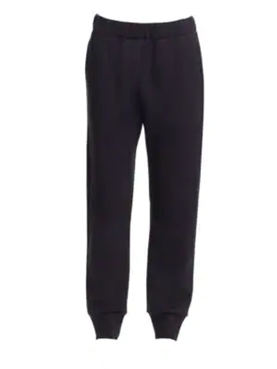 Shop The Row Angeles Trousers In Dark Navy