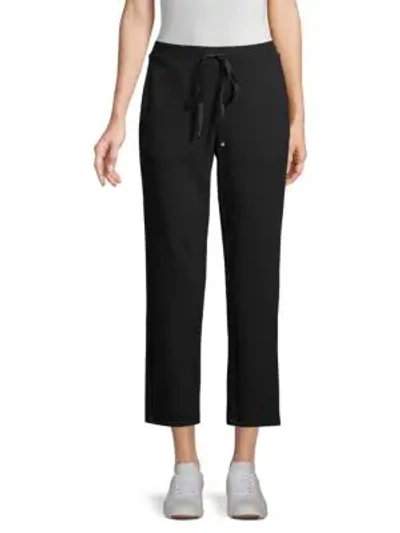 Shop Eileen Fisher Pull-on Ankle Trousers In Black