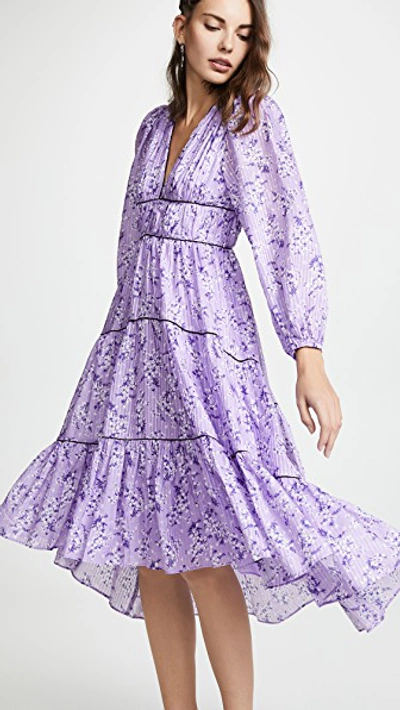 Shop Ulla Johnson Joan Dress In Lilac