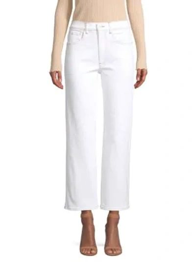 Shop 3x1 Joni High-rise Crop Wide-leg Jeans In Winter White