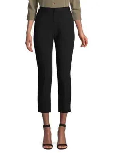 Shop L Agence Ludvine Cropped Trousers In Black