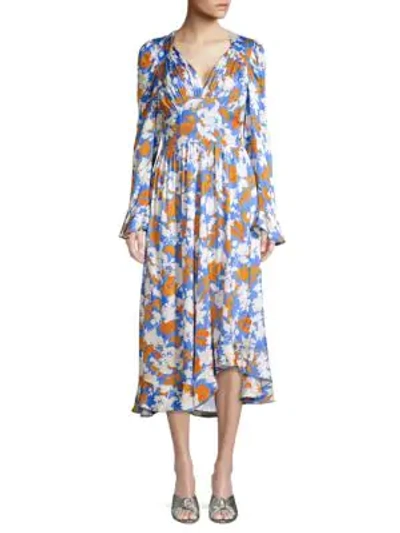 Shop Stine Goya Freesia Wallpaper Print Dress