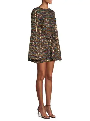 caroline constas sequin dress