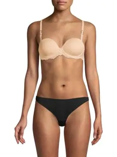 Shop Stella Mccartney Smooth & Lace Bra In Nude