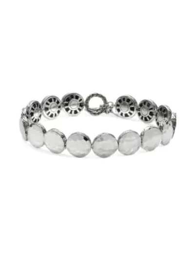 Shop John Hardy Women's Dot Hammered Silver Disc Bracelet