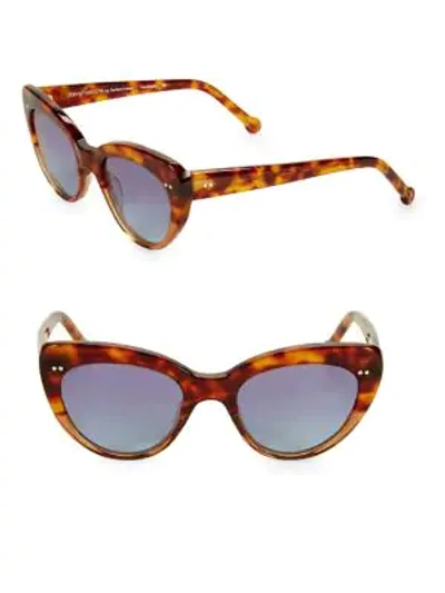 Shop Colors In Optics Lolitaii 51mm Cat Eye Sunglasses In Tortoise Brown