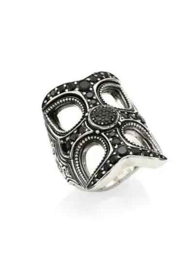 Shop Konstantino Circe Sterling Silver & Black Spinel Statement Ring