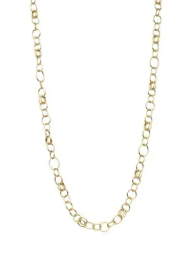 Shop Ippolita Women's Classico Long 18k Yellow Smooth Chain Necklace In Gold