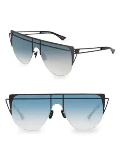 Shop For Art's Sake Alien 61mm Flat-top Sunglasses In Black