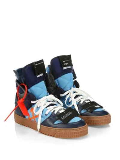 Shop Off-white Off-court High-top Trainers In High Blue Orange