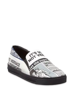 versace slip ons