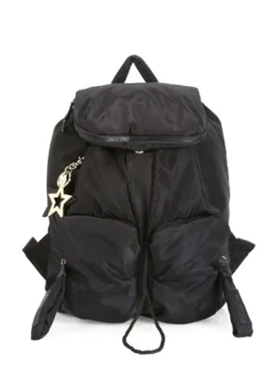 Shop Chloé Joy Rider Nylon Backpack In Black