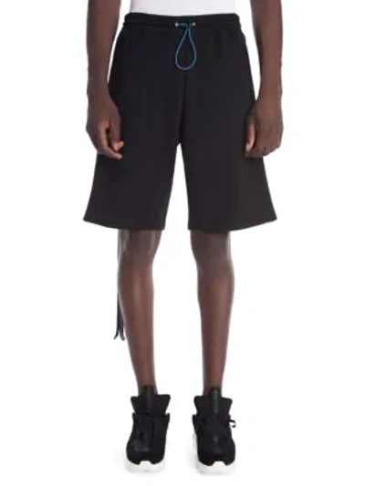 Shop Ben Taverniti Unravel Project Terry Basketball Shorts In Black