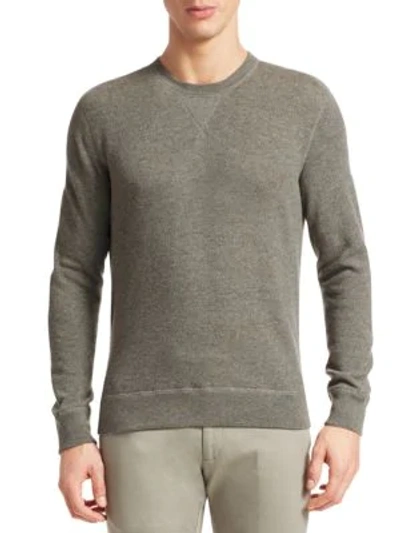 Shop Ralph Lauren Cashmere Sweatshirt In Grey