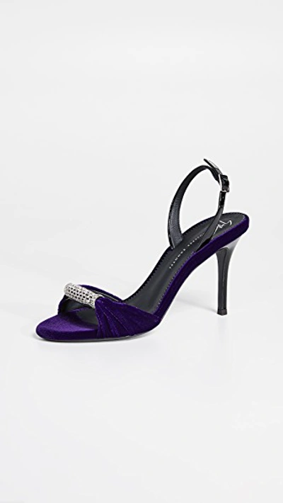 Shop Giuseppe Zanotti Patent Strap Pumps In Violone