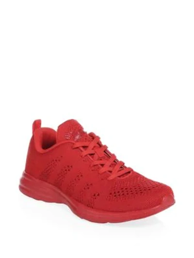 Shop Apl Athletic Propulsion Labs Women's Women's Techloom Pro Sneakers In Red