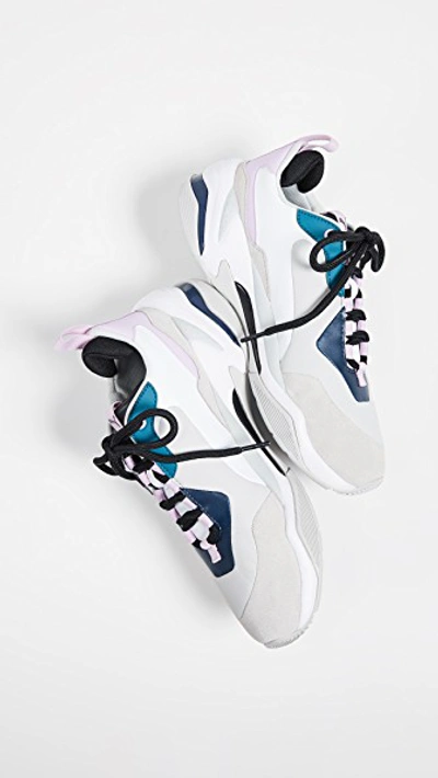 Shop Puma Thunder Rive Doite Sneakers In Deep Lagoon/orchid Bloom