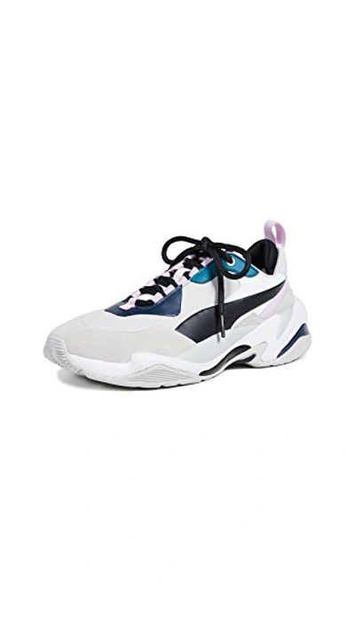 Shop Puma Thunder Rive Doite Sneakers In Deep Lagoon/orchid Bloom