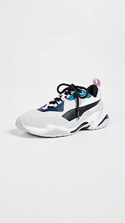 Shop Puma Thunder Rive Doite Sneakers In Deep Lagoon/orchid Bloom