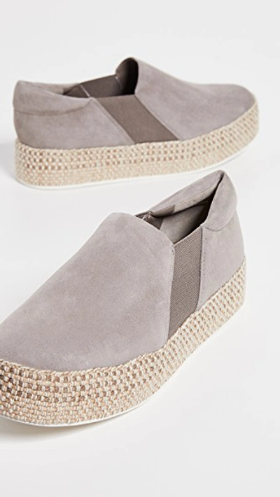 Shop Vince Wilden Platform Slip On Sneakers In Sand