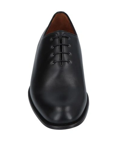 Shop A.testoni Laced Shoes In Black