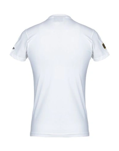 Shop New Era Man T-shirt White Size Xs Cotton