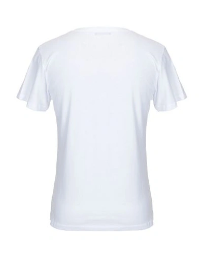 Shop Roberto Cavalli Beachwear T-shirt In White