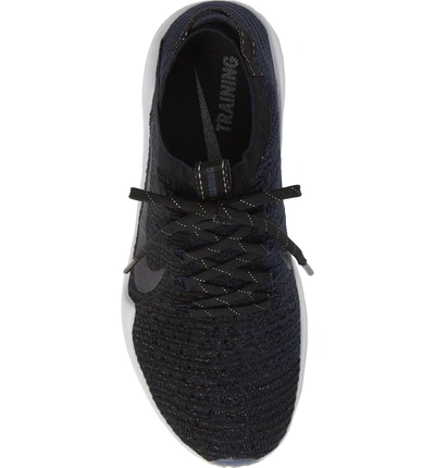 Shop Nike Air Zoom Fearless Flyknit 2 Training Sneaker In Black/ Metallic Navy- Navy