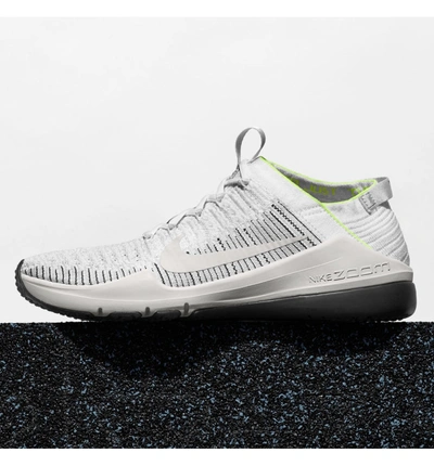 Shop Nike Air Zoom Fearless Flyknit 2 Training Sneaker In Black/ Metallic Navy- Navy