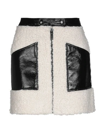 Shop Courrèges Mini Skirt In Ivory