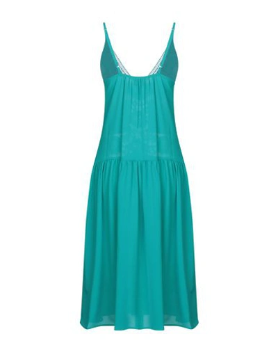 Shop Christies Knee-length Dress In Turquoise