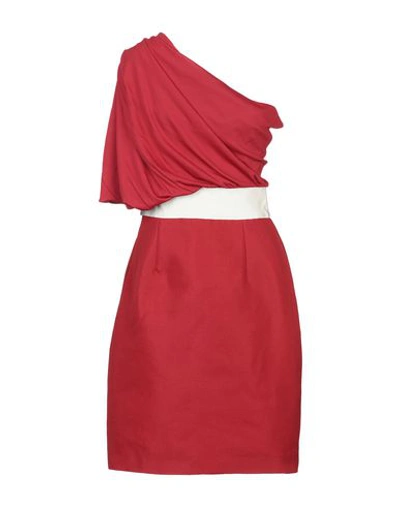 Shop Giambattista Valli Short Dress In Red