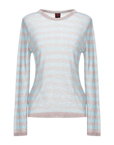 Shop Happy Sheep Sweater In Sky Blue