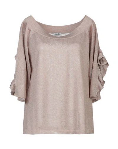Liu •jo Sweaters In Pale Pink