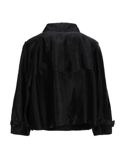 Shop Aspesi Double Breasted Pea Coat In Black