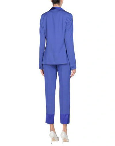 Shop Maison Margiela Suit In Bright Blue