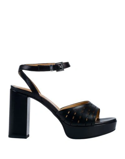 Shop Cesare Paciotti 4us Sandals In Black